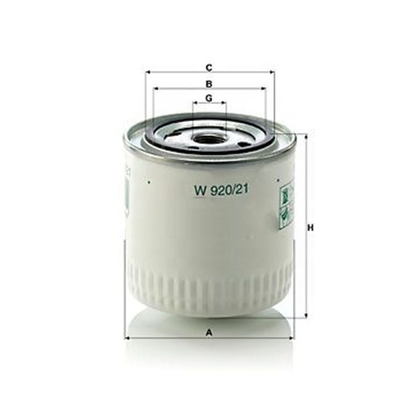 トラック トラクター エンジン 部品用 エグババター対応 W920 ハイドウェル 潤滑油フィルター