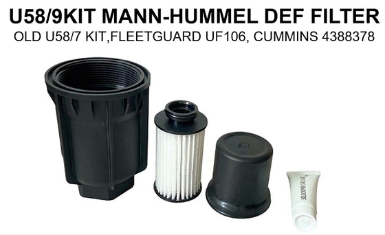 CE認証 プラスチック燃料フィルター OE U58/9 KIT 4388378 2122909PE 組み立てトラック用