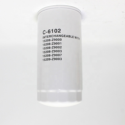 トラックエンジンの部品 C-6102 先進的なフィルタリング技術を持つ潤滑油フィルター要素