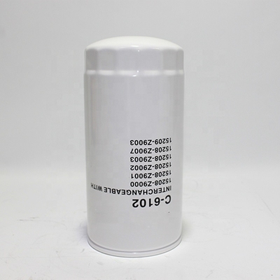 トラックエンジンの部品 C-6102 先進的なフィルタリング技術を持つ潤滑油フィルター要素